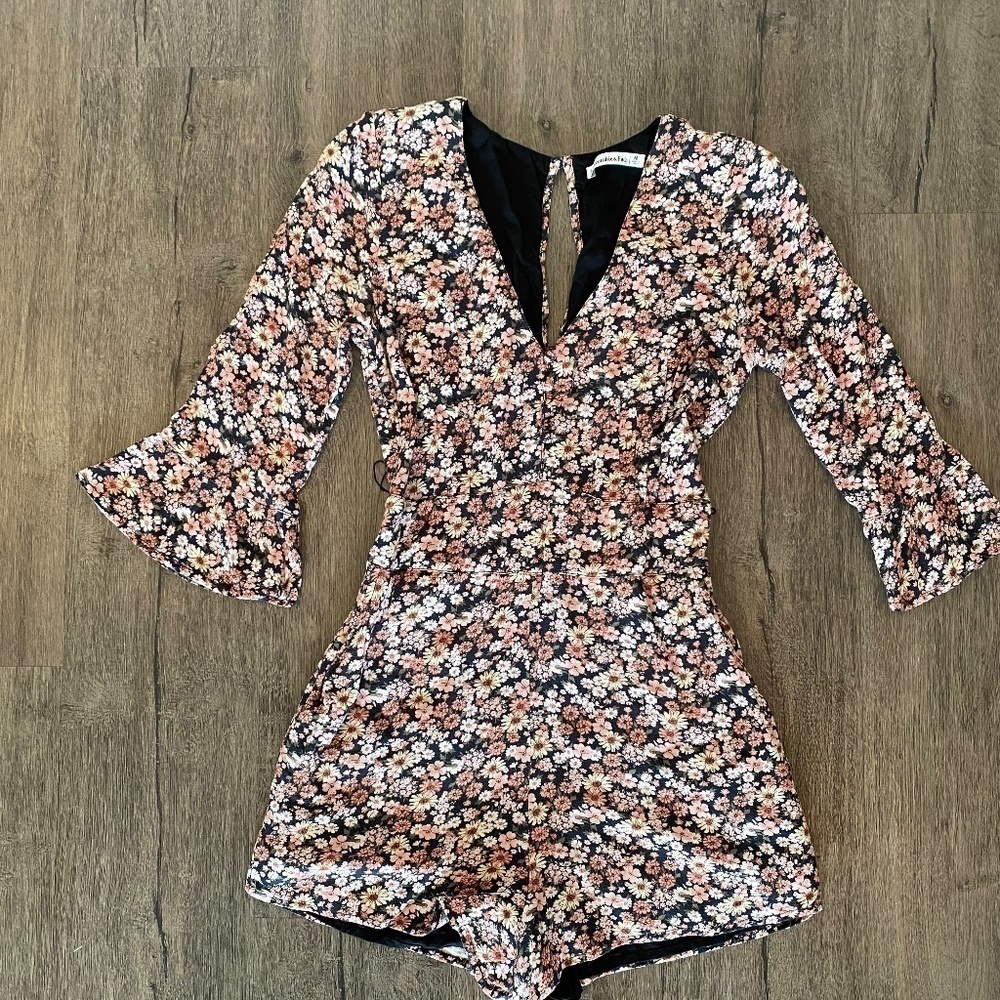 Abercrombie & Fitch Floral Romper, Medium